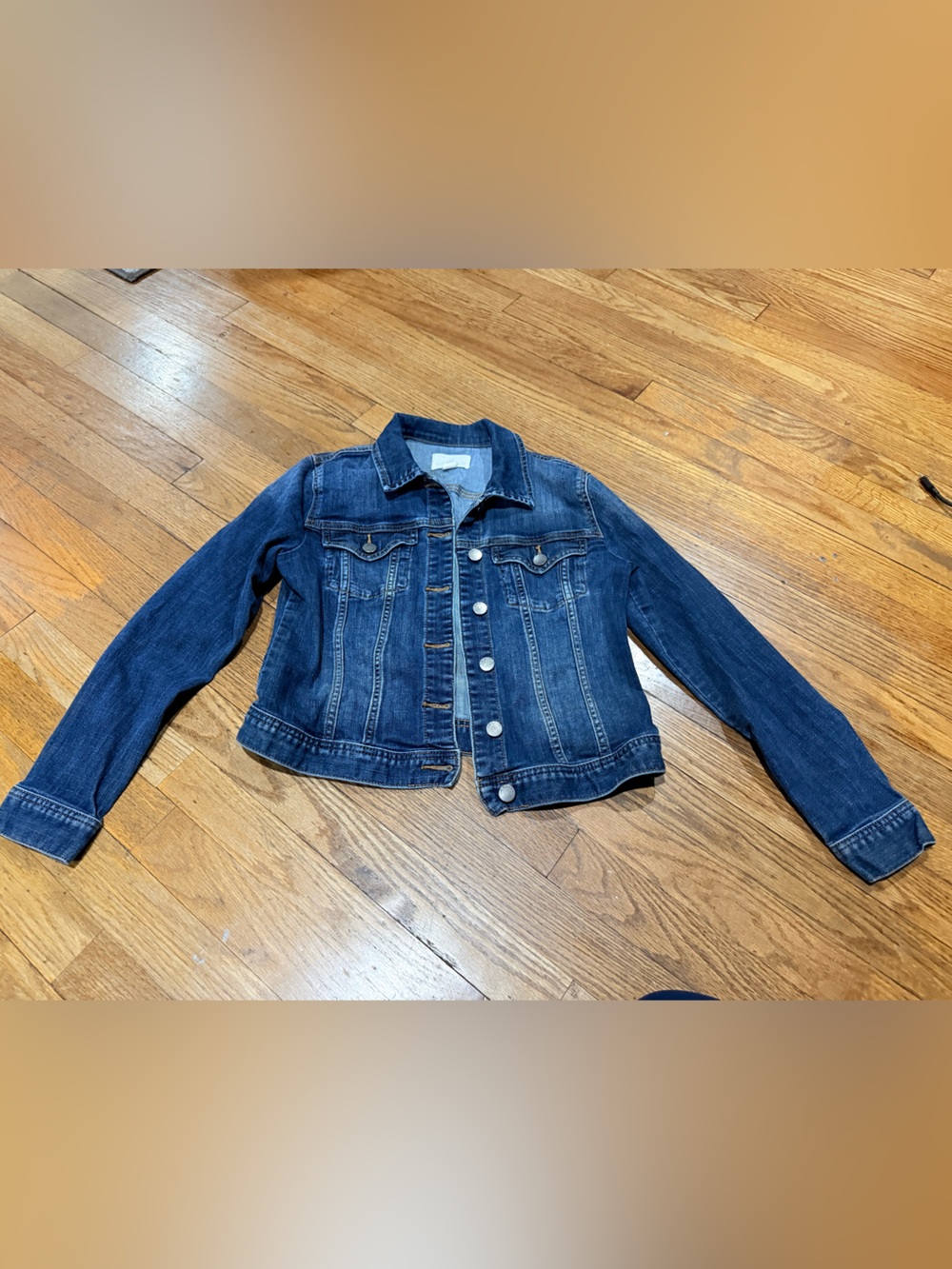Caslon Dark Blue Denim Jacket size S